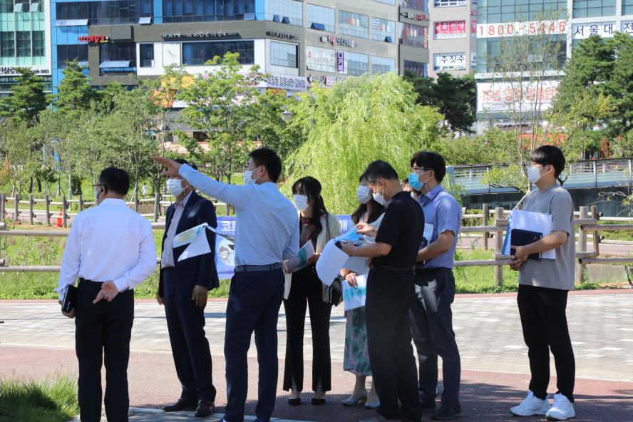 9. 18. 호매실지구 수변공원 공사 현장방문