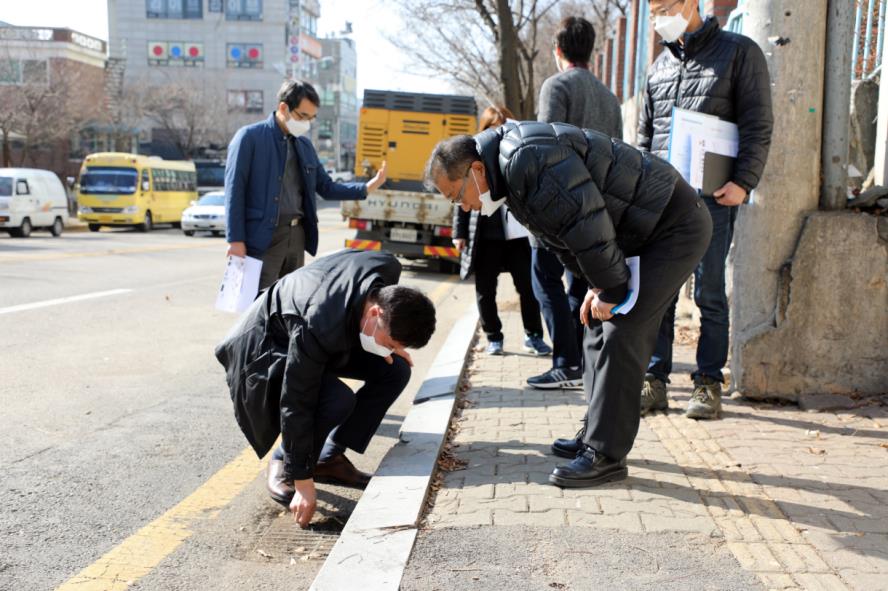 02.11. 매실로 보행교통개선사업 현장방문