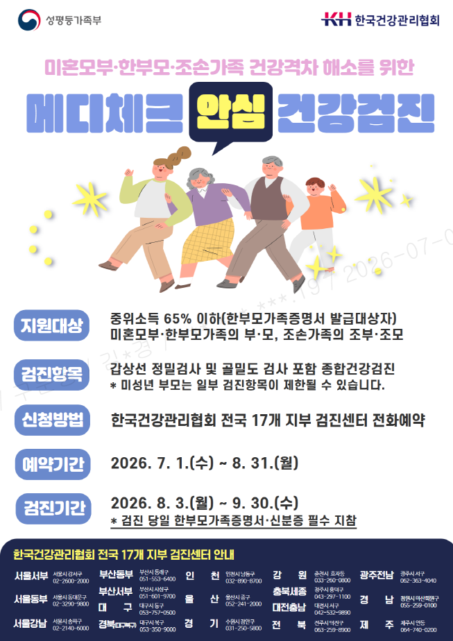 미혼모부·한부모...